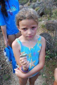 we find Reese a heart-shaped rock to make her feel better after she gets hurt