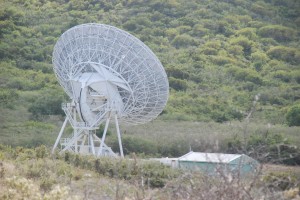 We also passed one of the 10 largest satellite dishes in the world.