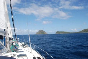 The trip from Grenada to Carriacou, past Kick 'em Jenny, the active volcano