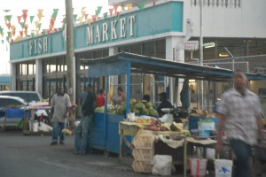 A local fish market getting ready for the Friday Night Fish Fry