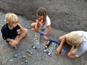 There were lots of intricate rules to the bottle cap game...