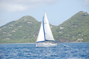 Dave and Lana shaking down their charter boat.